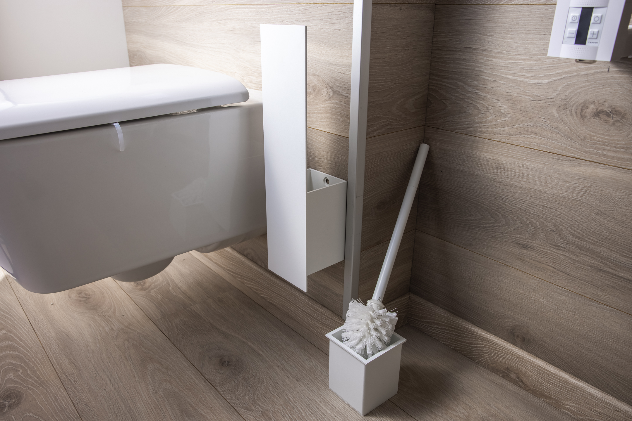 Nerūdijančio plieno tualetinio šepečio laikiklis