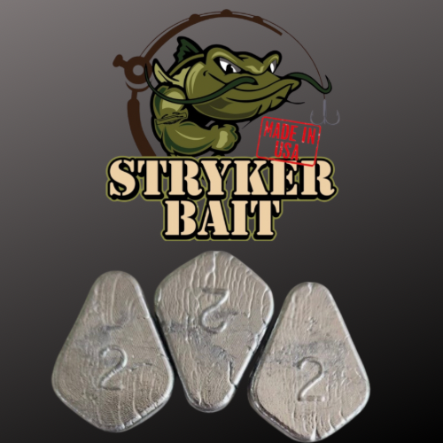Stryker 2oz Fishing Weights/Sinkers Qty: 3