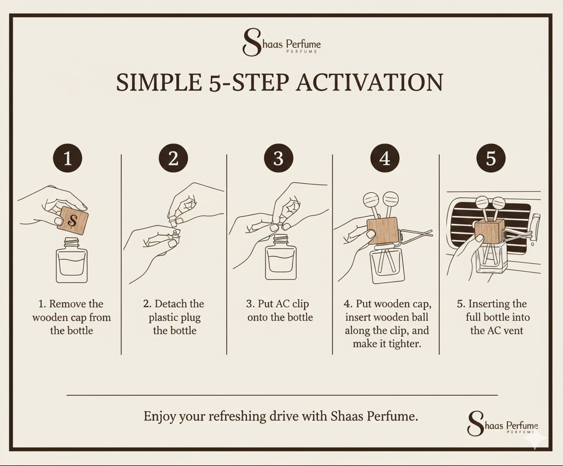 Premium Vanilla Car A/C Air Freshener