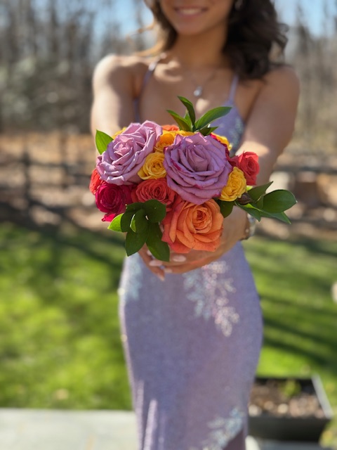 Homecoming: Custom Bouquets & Matching Boutonnieres