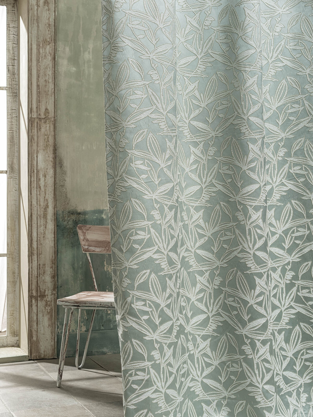 Floral Patterned Shower Curtain