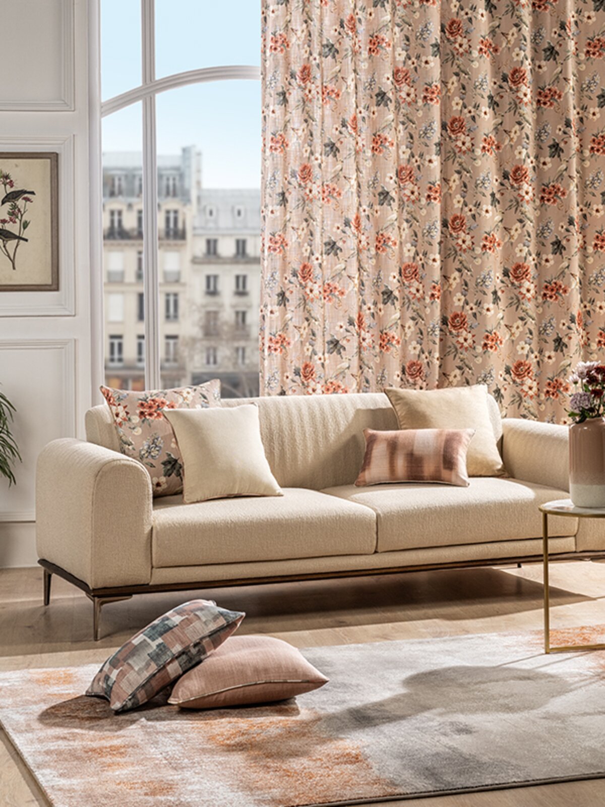 Elegant Beige Sofa