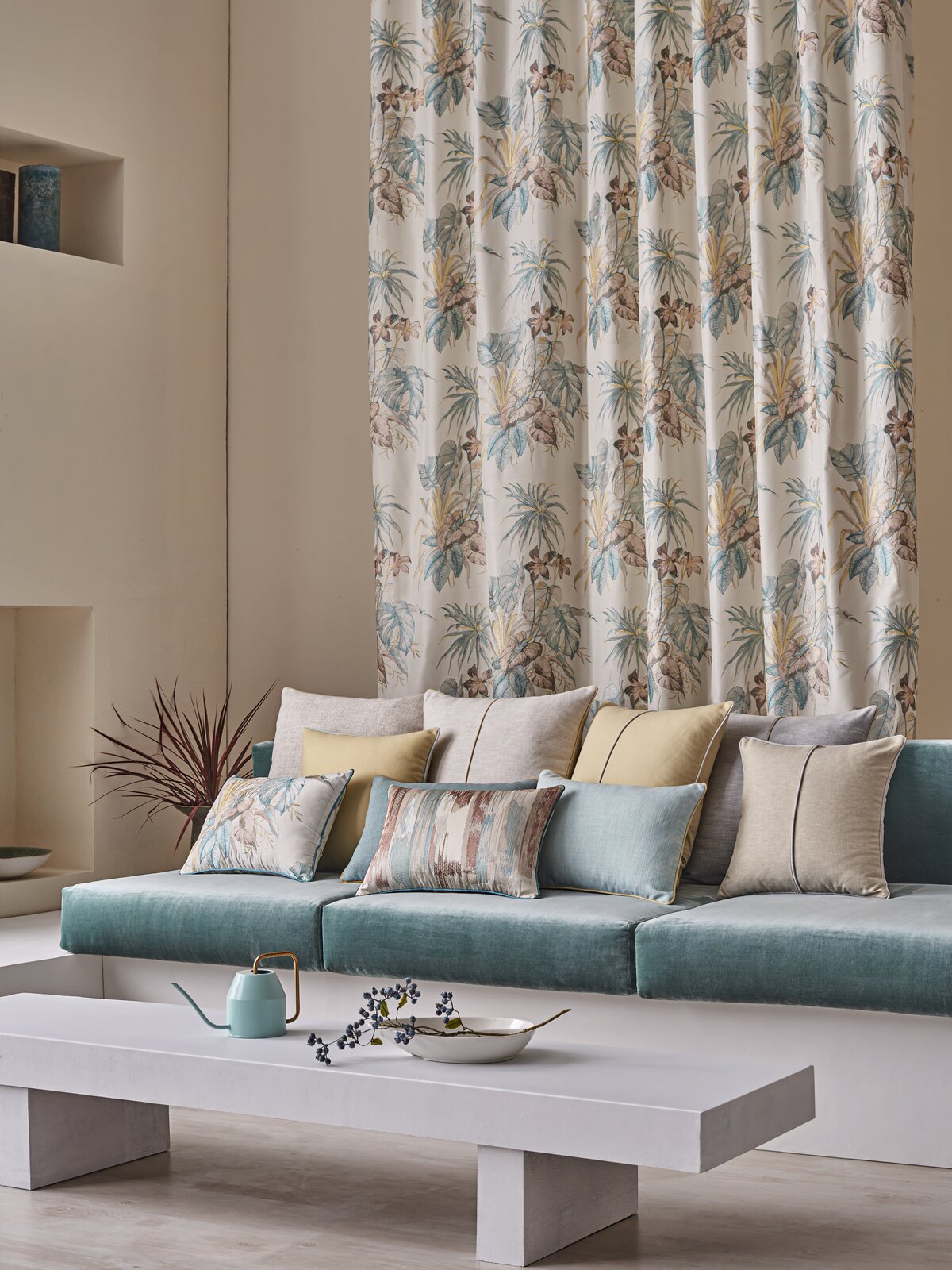 Elegant Floral Curtain
