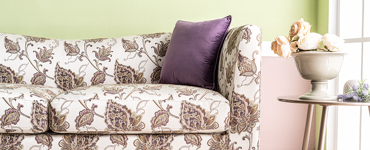 Floral Patterned Sofa