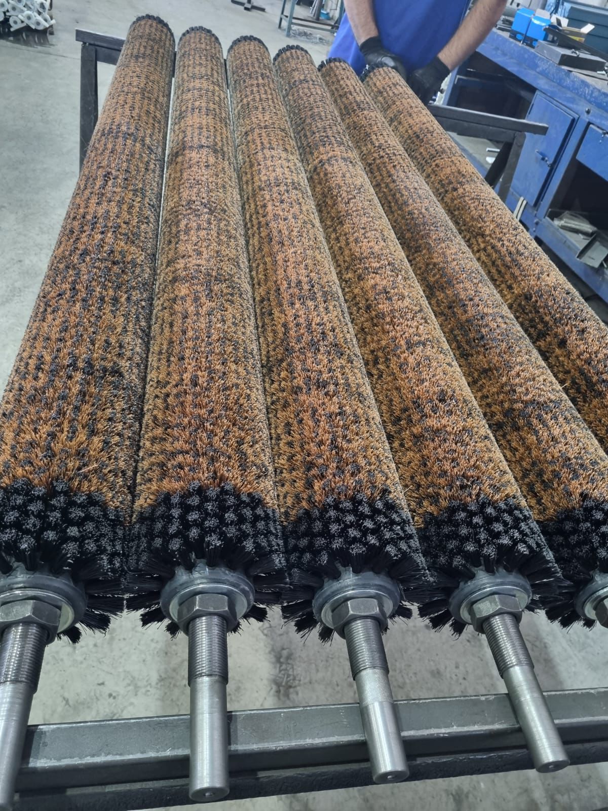 Escova de Coco Mista com Nylon - 50% / 80% / 100% - Fibra de Coco Preto 0,25mm