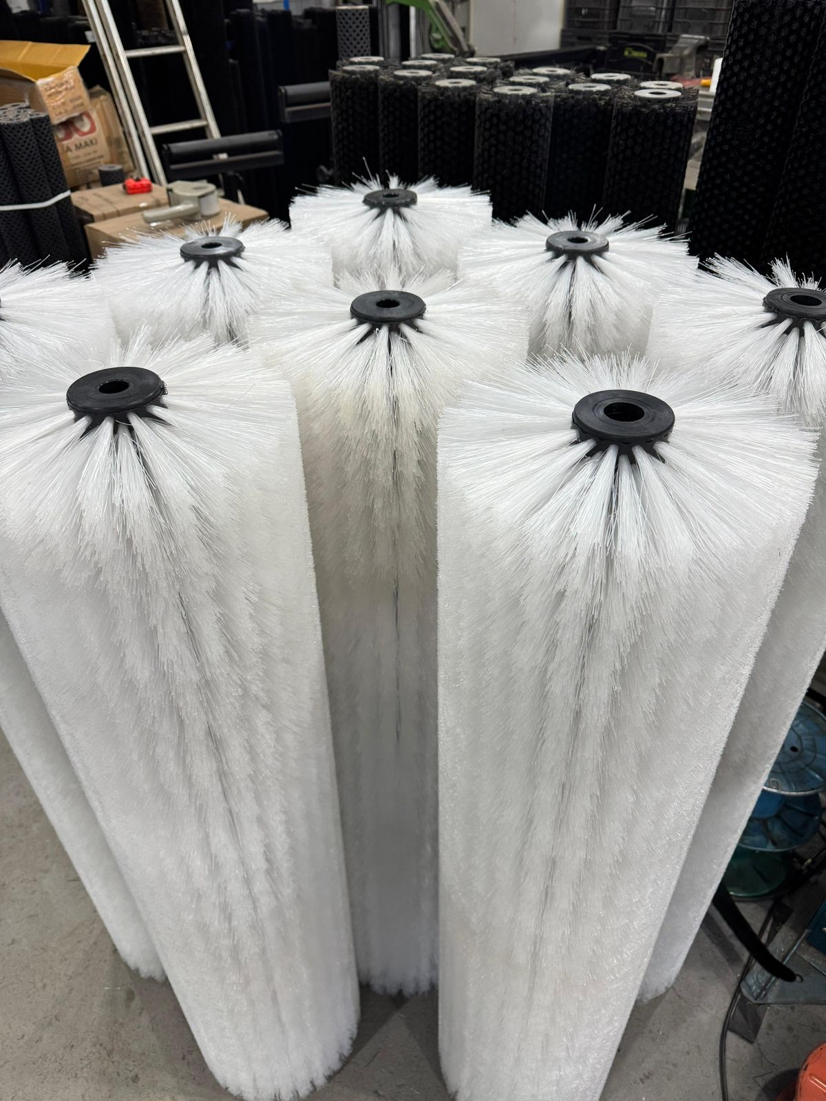 Escova de Nylon Cristal 100% Cheia