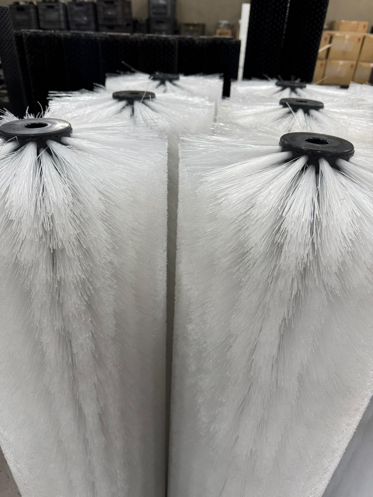 Escova de Nylon Cristal 100% Cheia