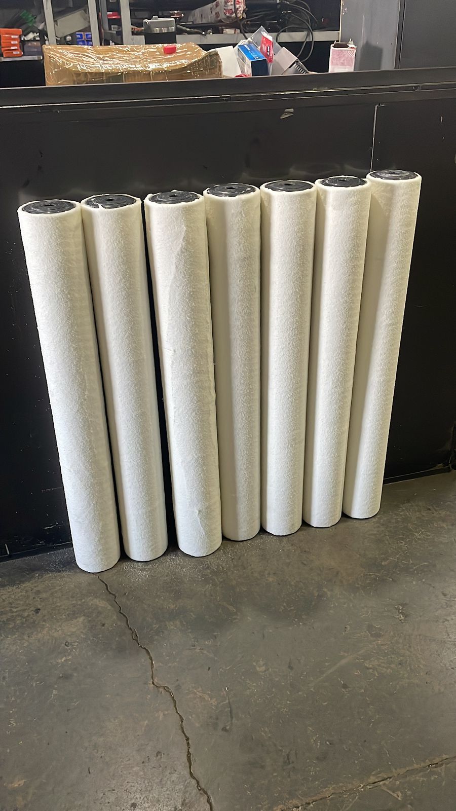 Rolete de espuma para secar frutas