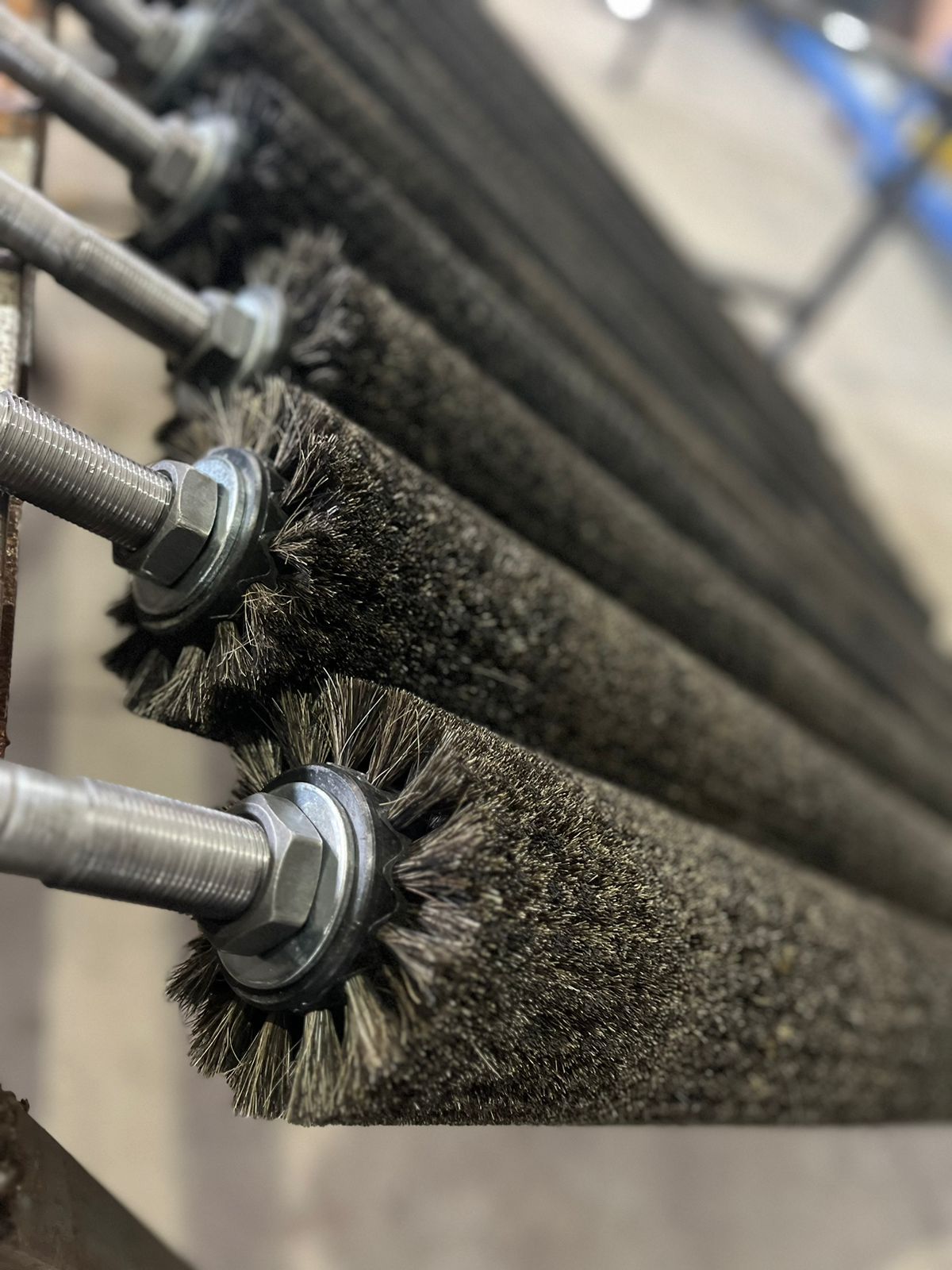 Escovas de crina animal para polimento de frutas