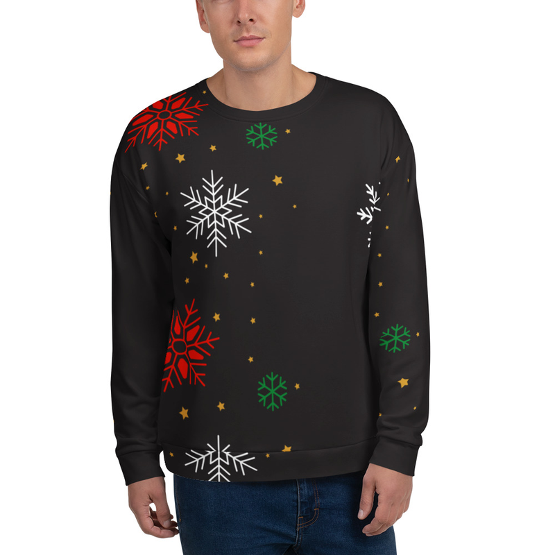 Unisex Holiday Snowflake Sweatshirt