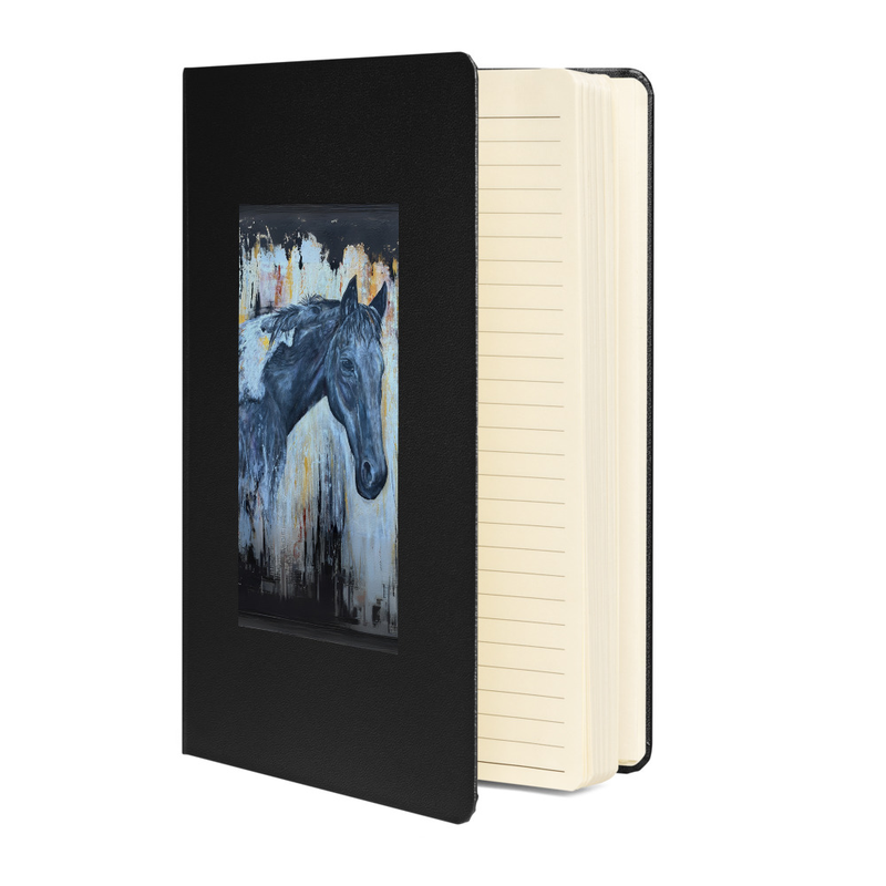 Black horse Hardcover Notebook