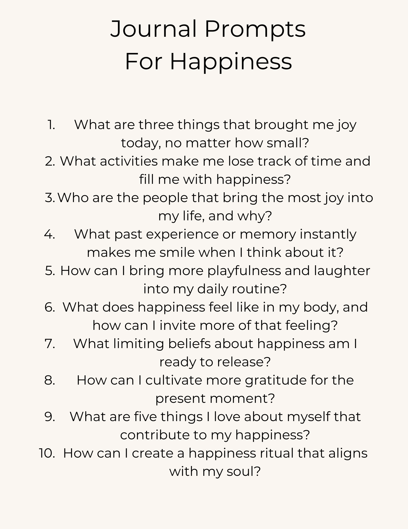 Mindset Changing Journal Prompts