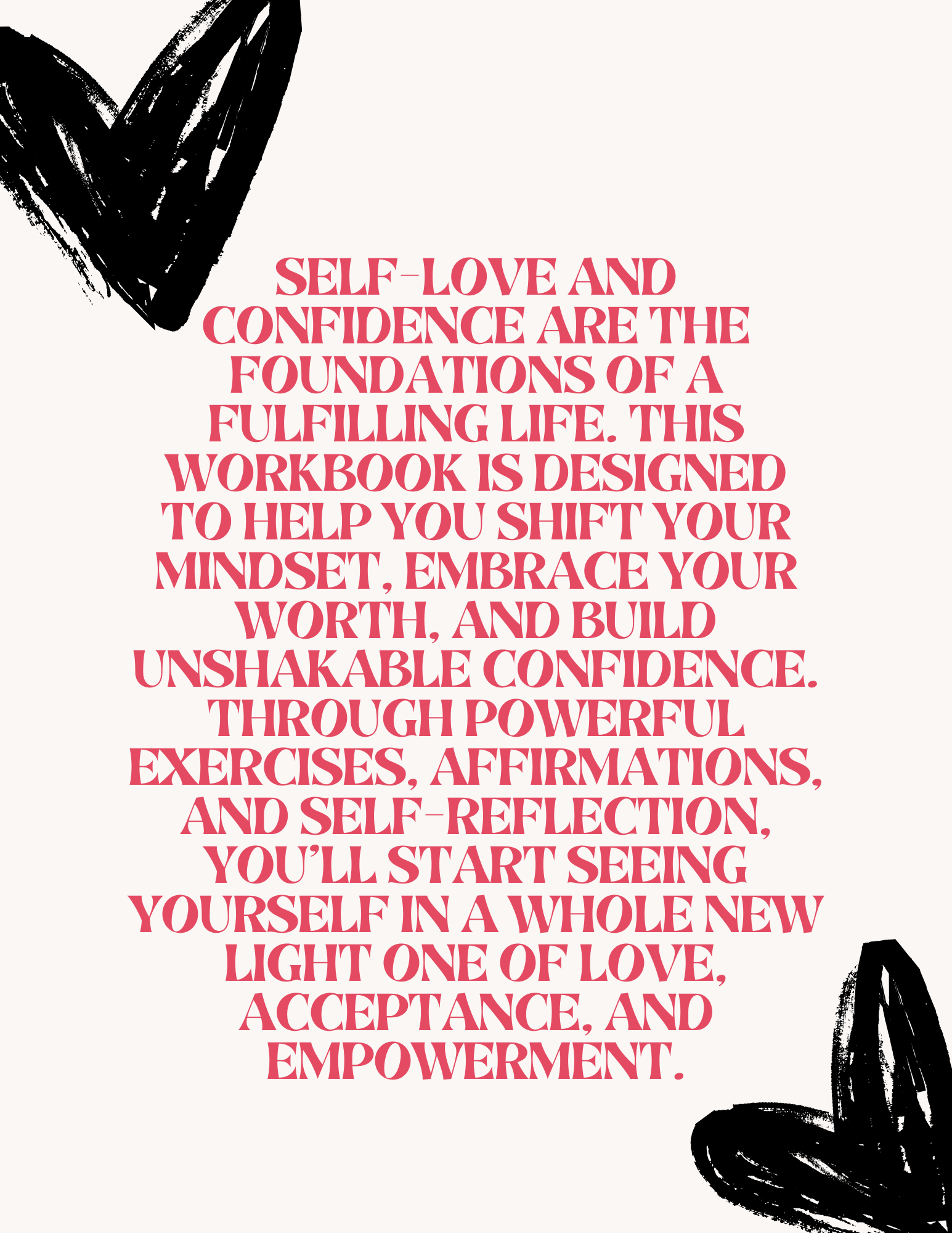 Self Love & Confidence Workbook: A Beginners Guide