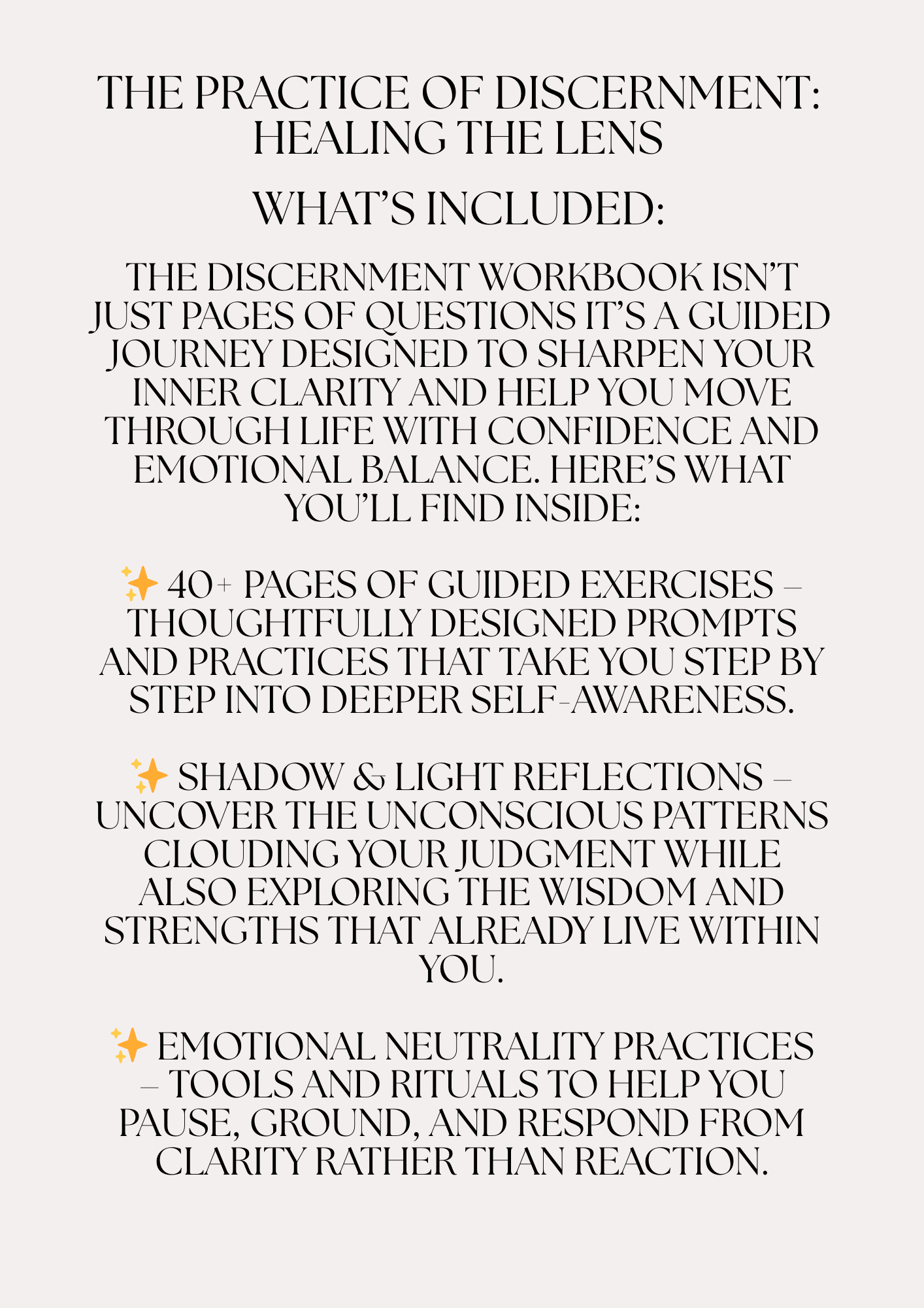 The Practice of Discernment: Healing the Lens Through Shadow & Light