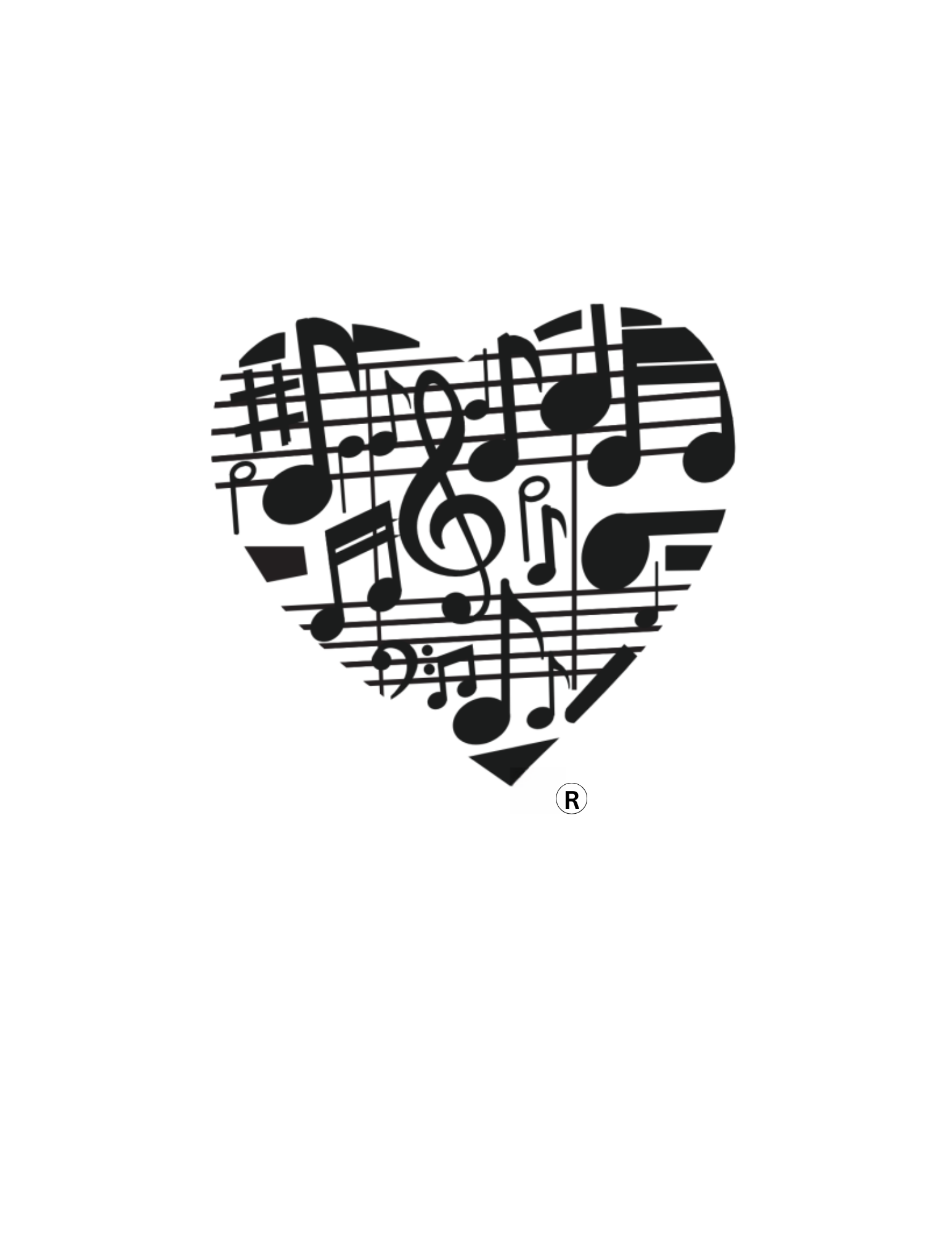 Musical Notes Heart