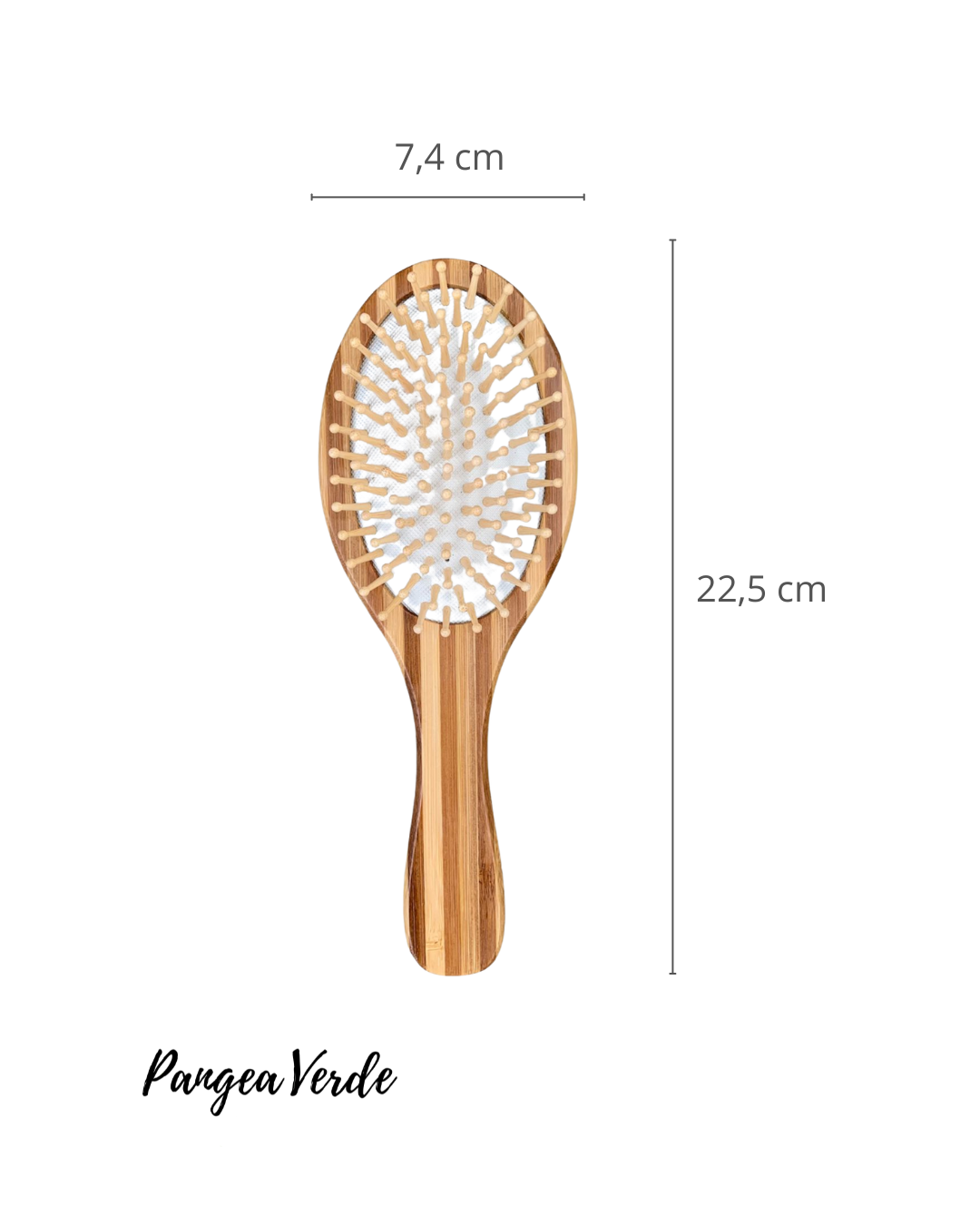 Cepillo de Peinar en Bambú Ovalado 