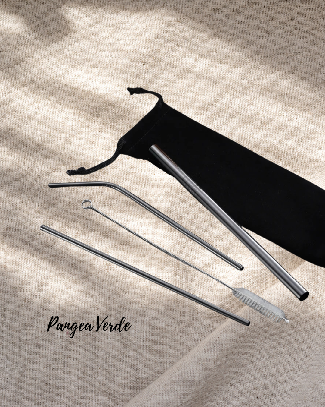 Set de Pitillos de Acero Inoxidable x 3