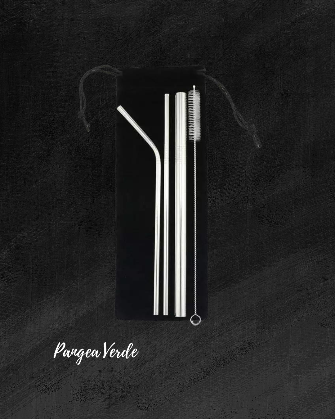Set de Pitillos de Acero Inoxidable x 3