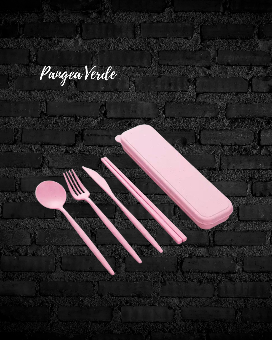 Cubiertos de trigo con palillos