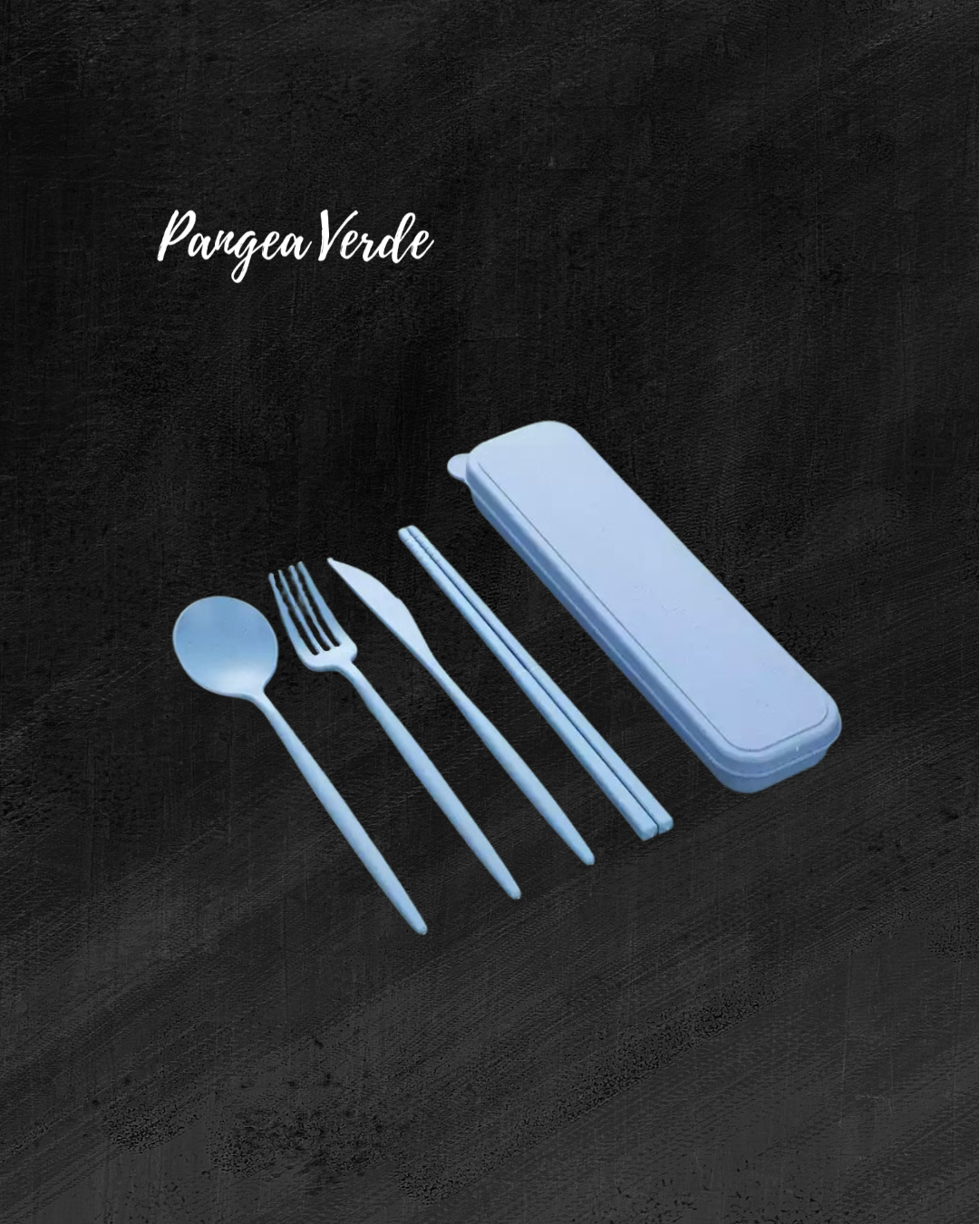 Cubiertos de trigo con palillos