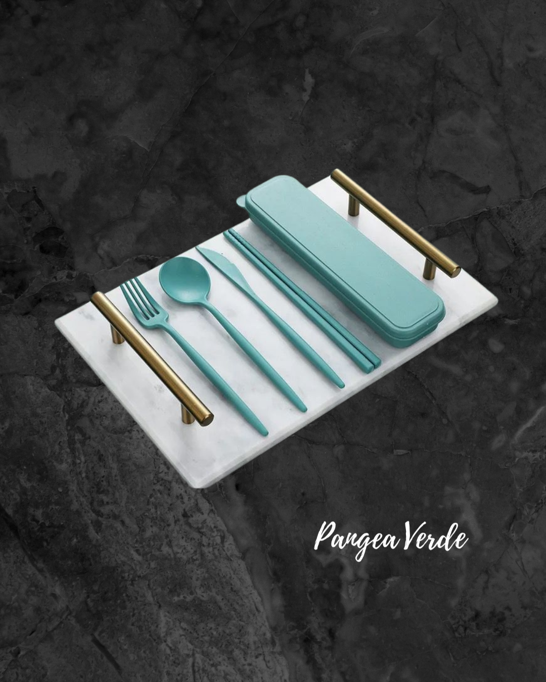 Cubiertos de trigo con palillos