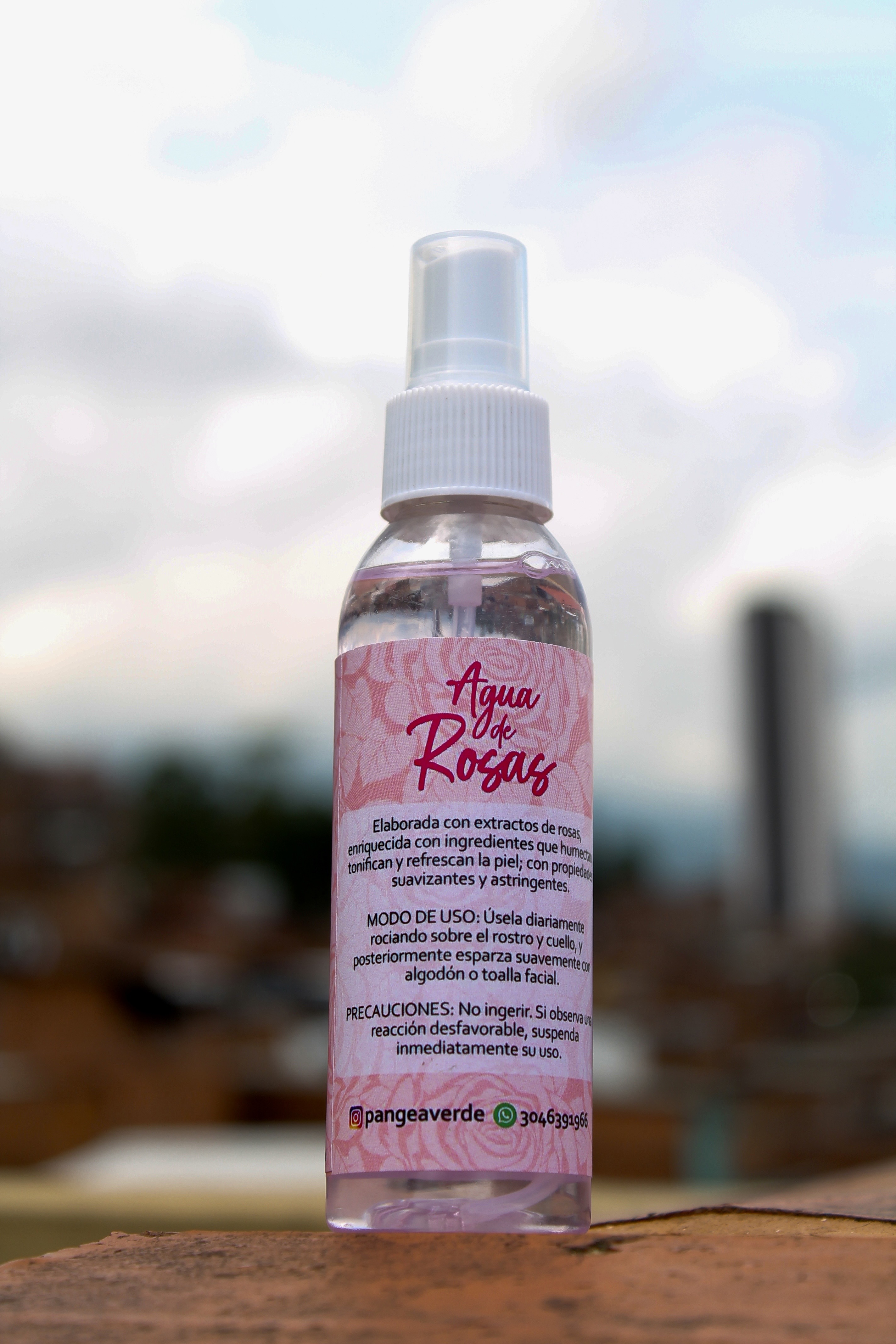 Agua de Rosas Pangea Verde