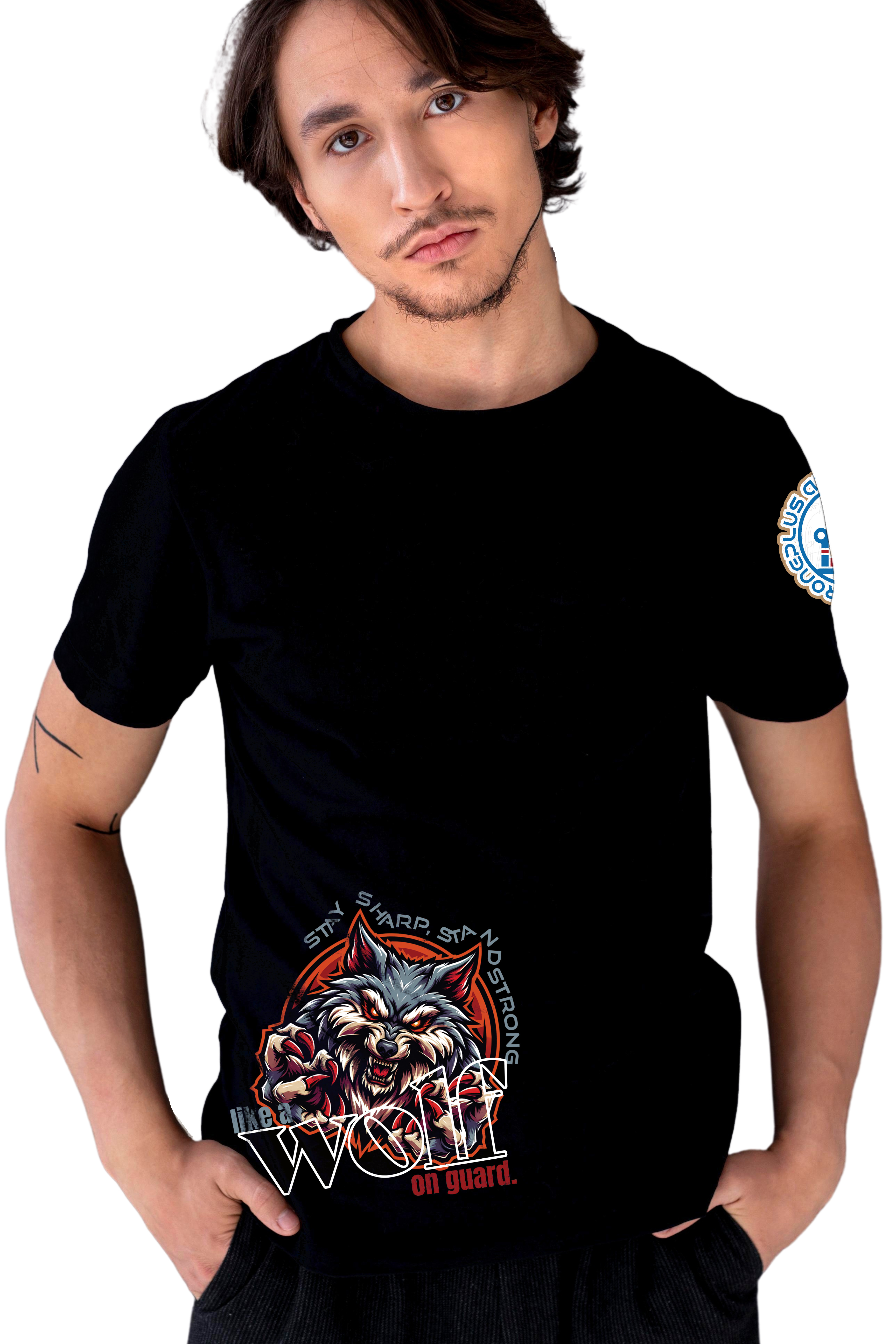 Stay sharp, Stand Strong like a Wolf on Guard 