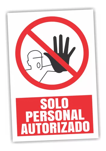 Señal de advertencia 20x30