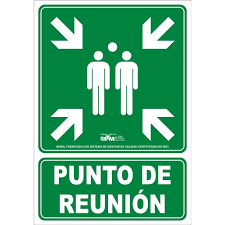 Señal de Punto de Reunión 20x30