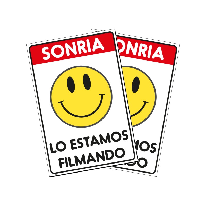 Cartel de seguridad 20x30