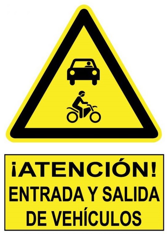 Señal de tráfico 20x30