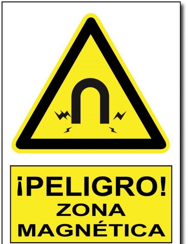 Señal de advertencia magnética 20x30