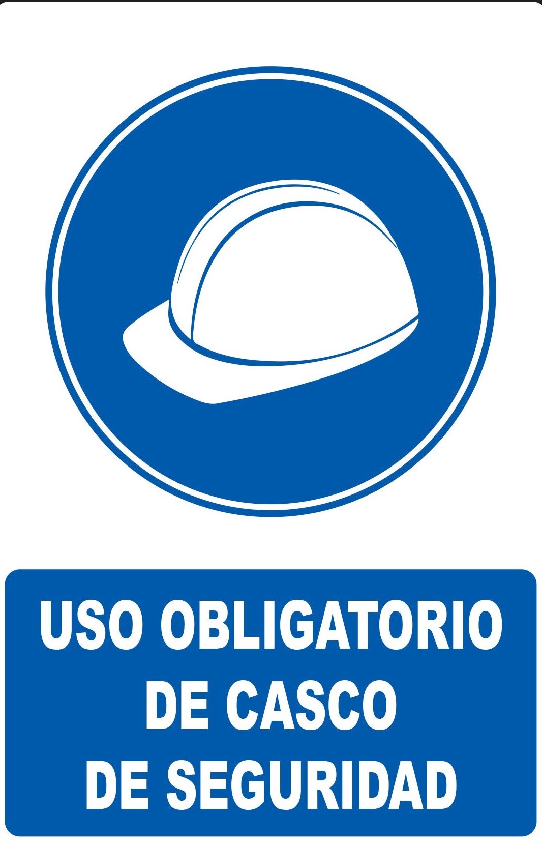 Señal de seguridad 20x30