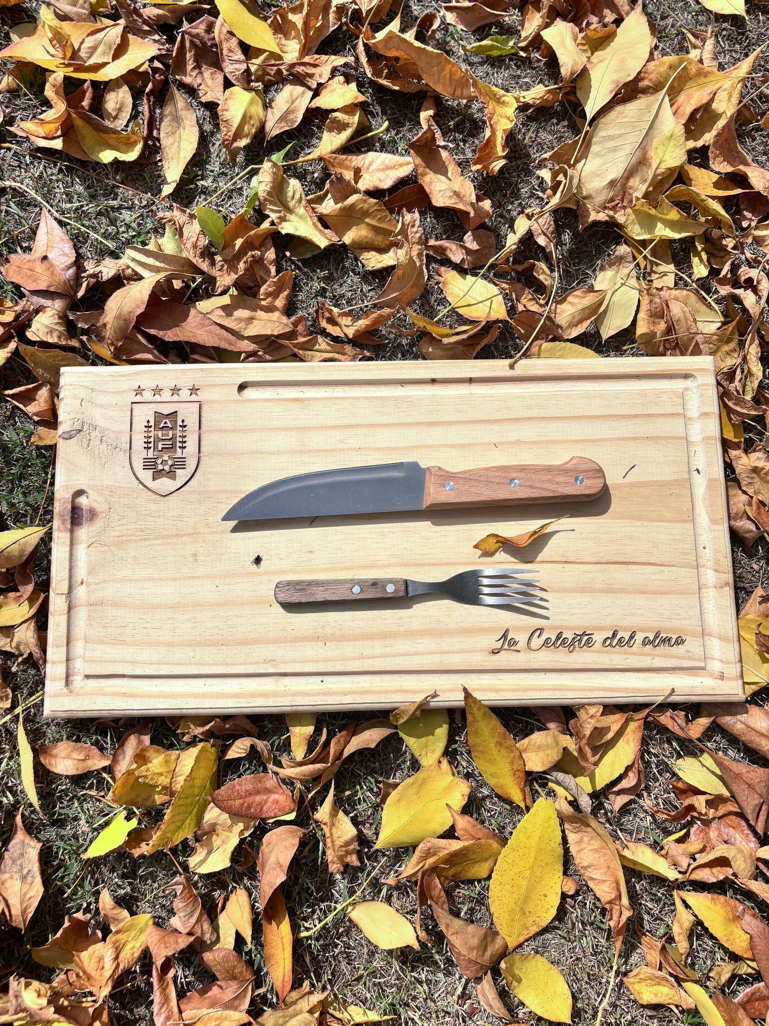 Tabla asado standard 30x20 cm + grabado laser