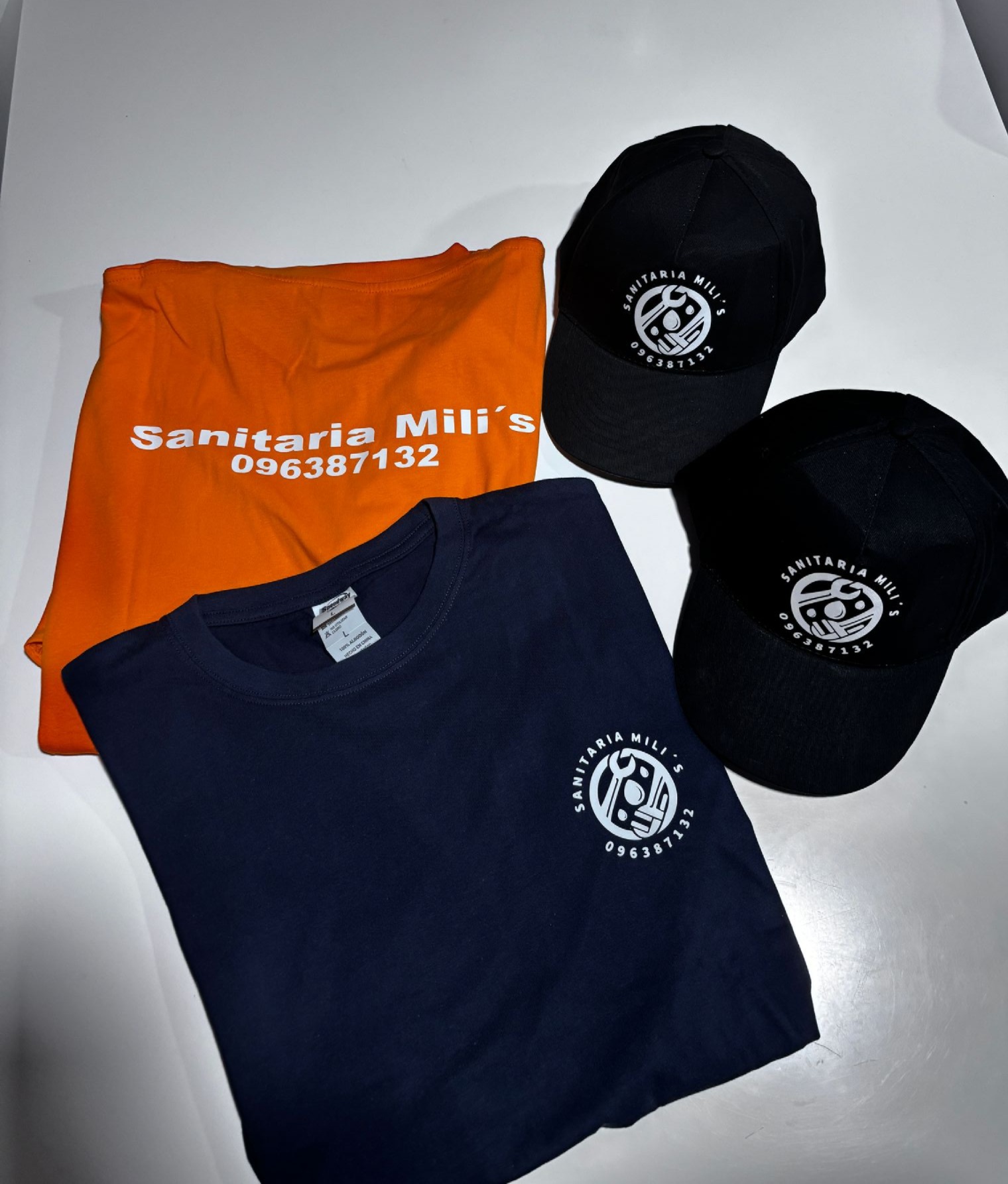 Remera de algodón uniforme con tu logo