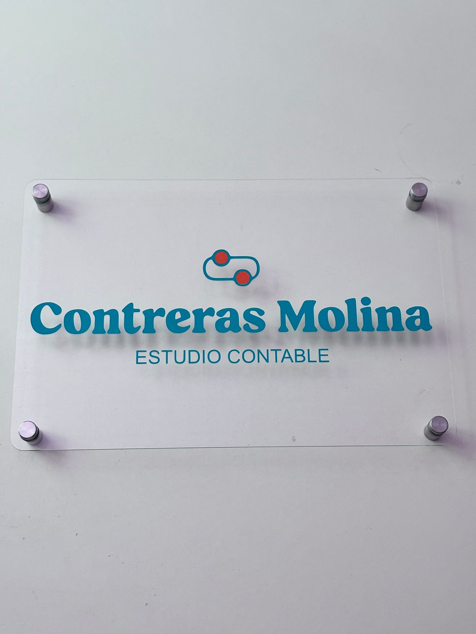 Placa acrílico  profesional 30cm x 20cm 