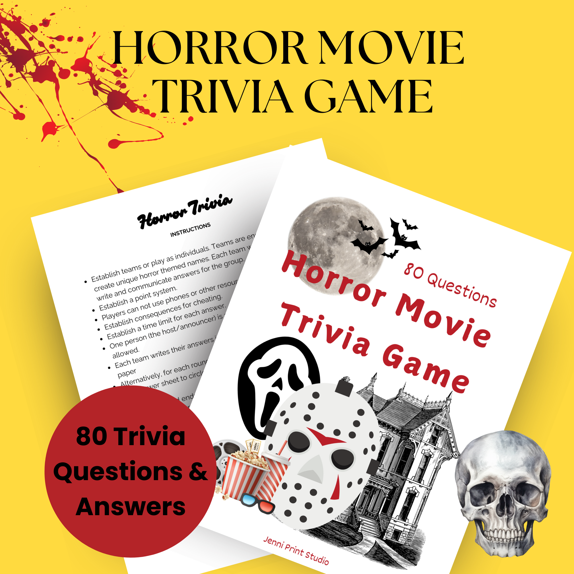 Horror Movie Trivia Game