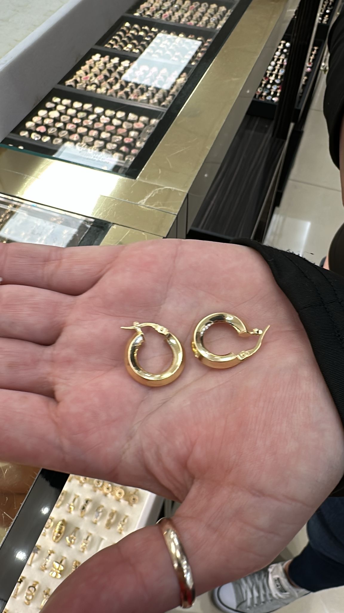 Argollas de oro 10 k