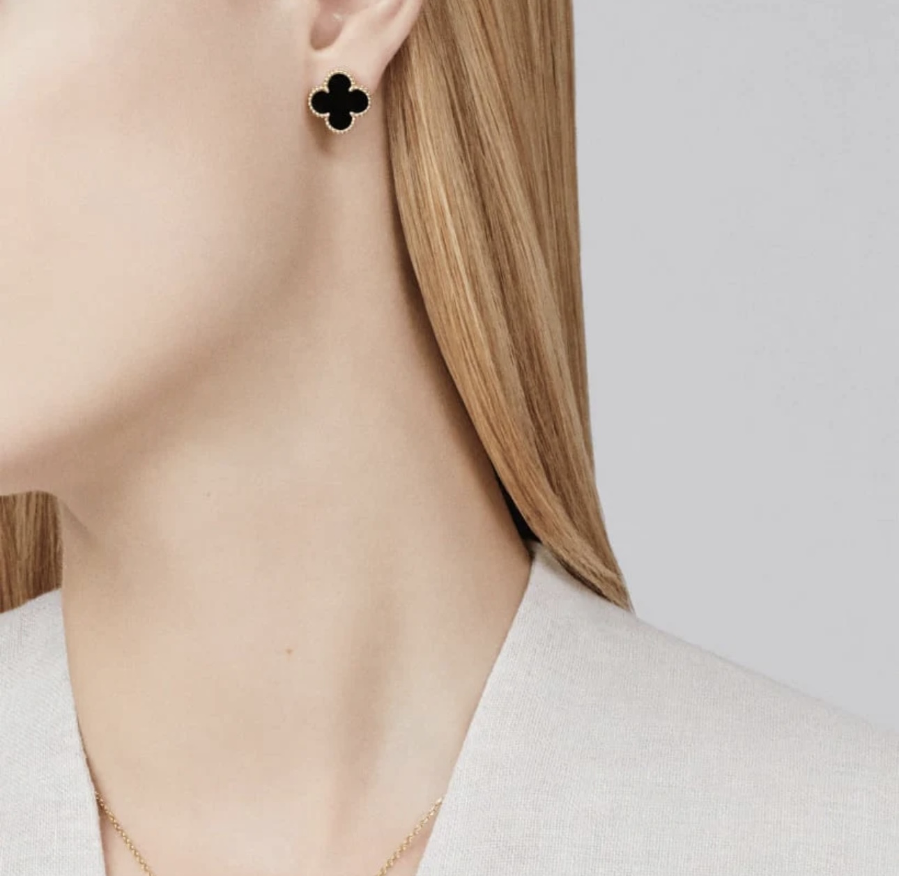 Pendientes de trébol 10 k