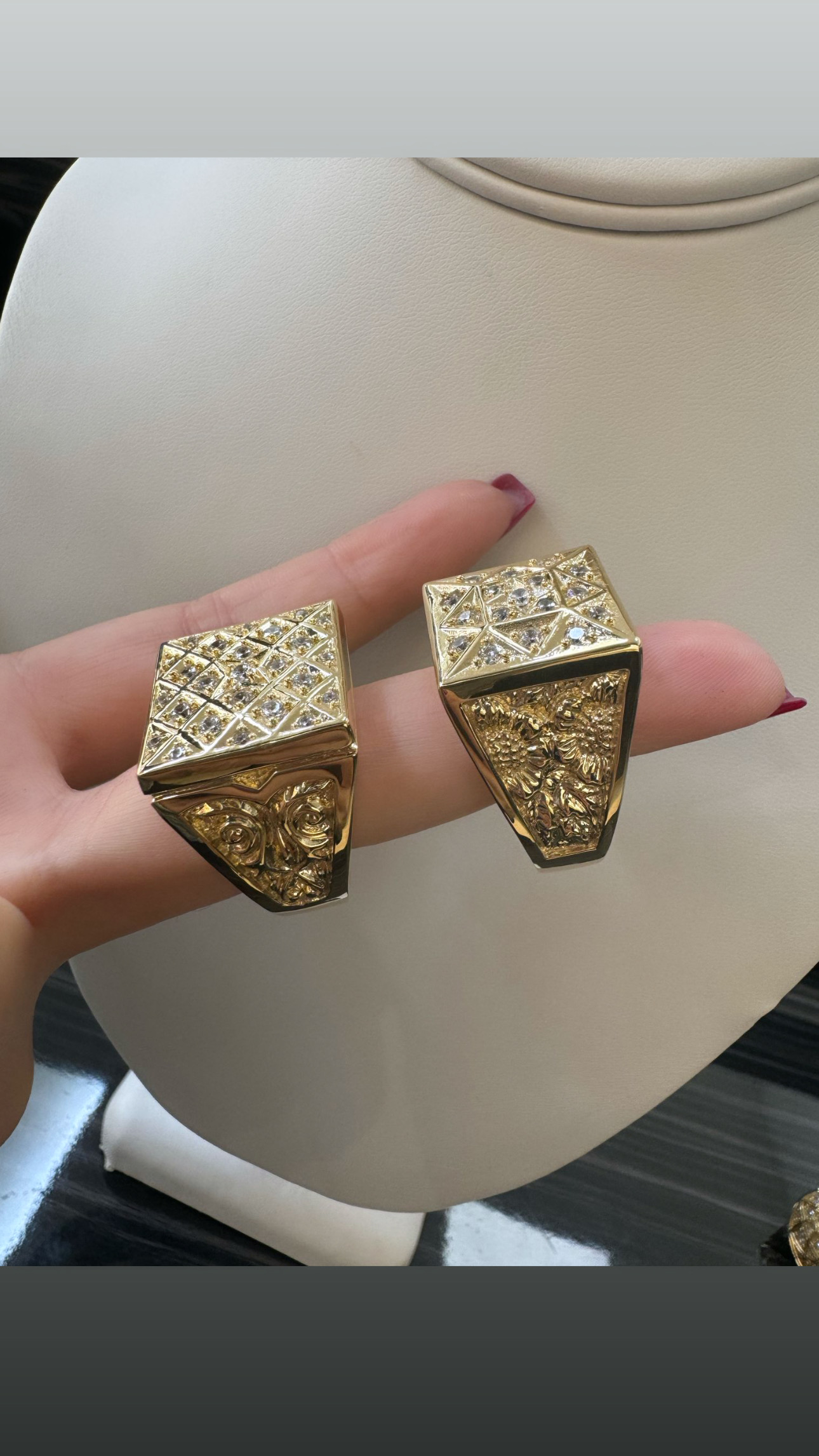 Anillos de oro sólido 10k