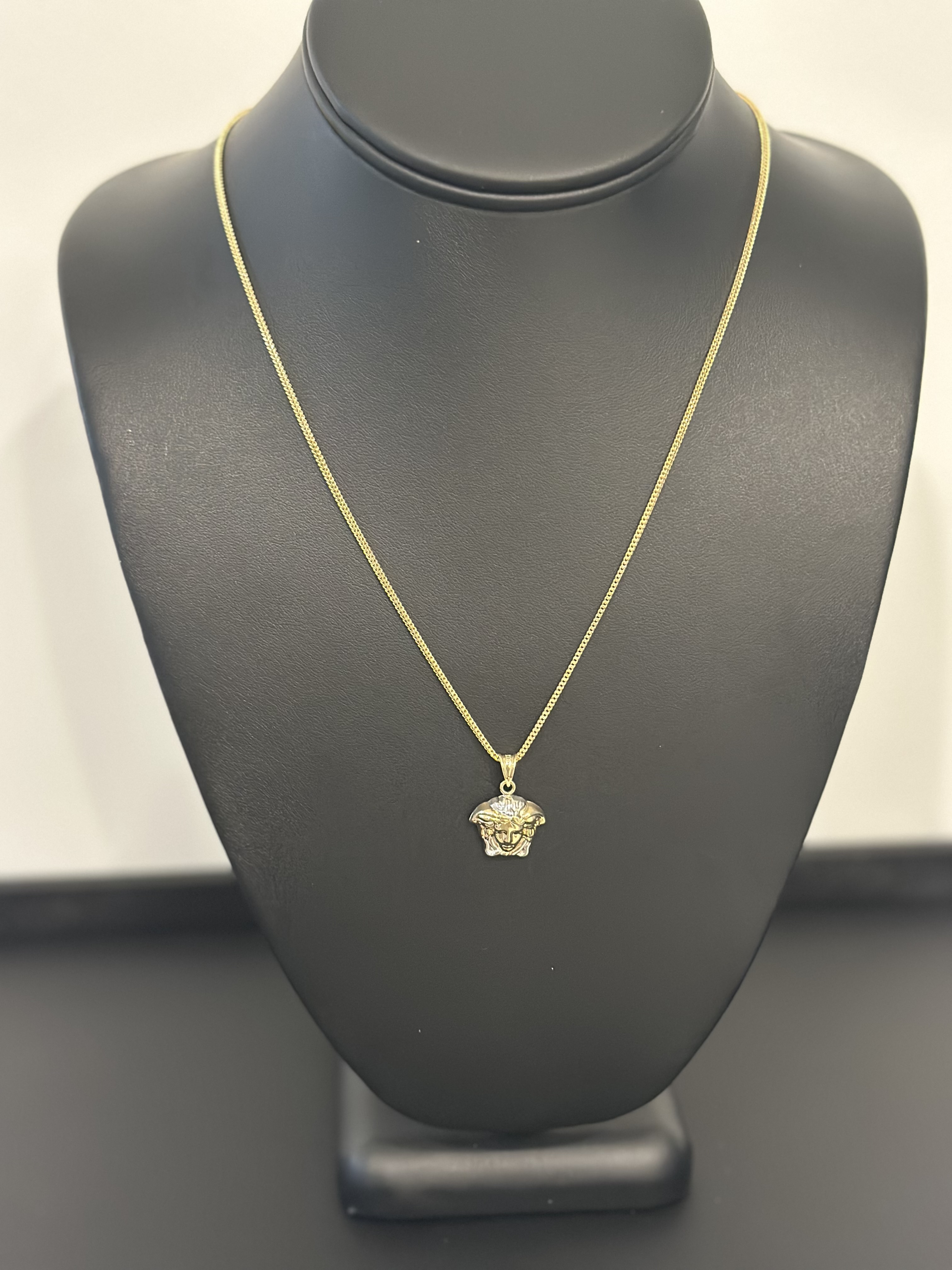 Cadena franco con dije 10 k