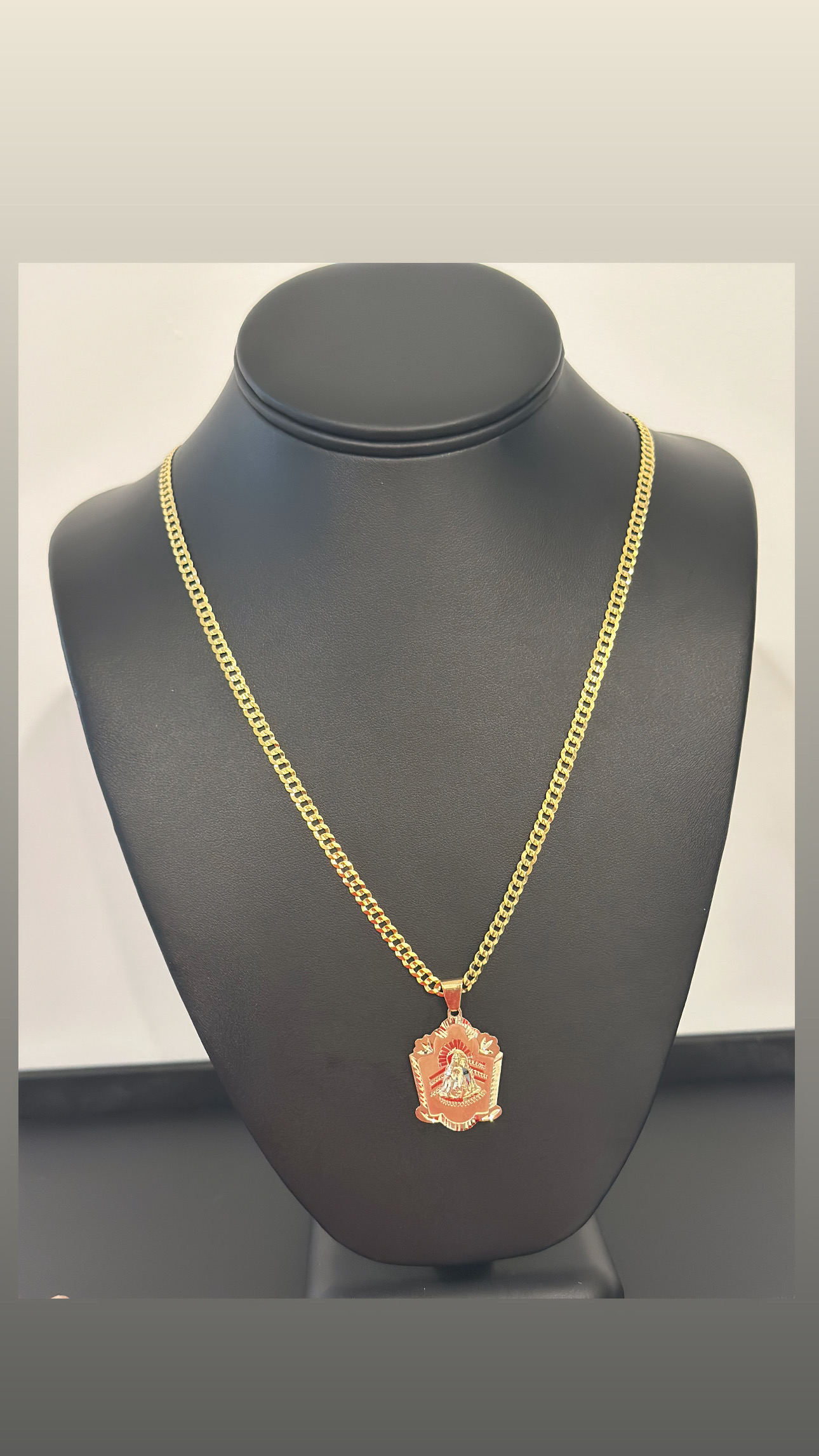 Cadena corte brillo soluda10k,24 pulgadas 