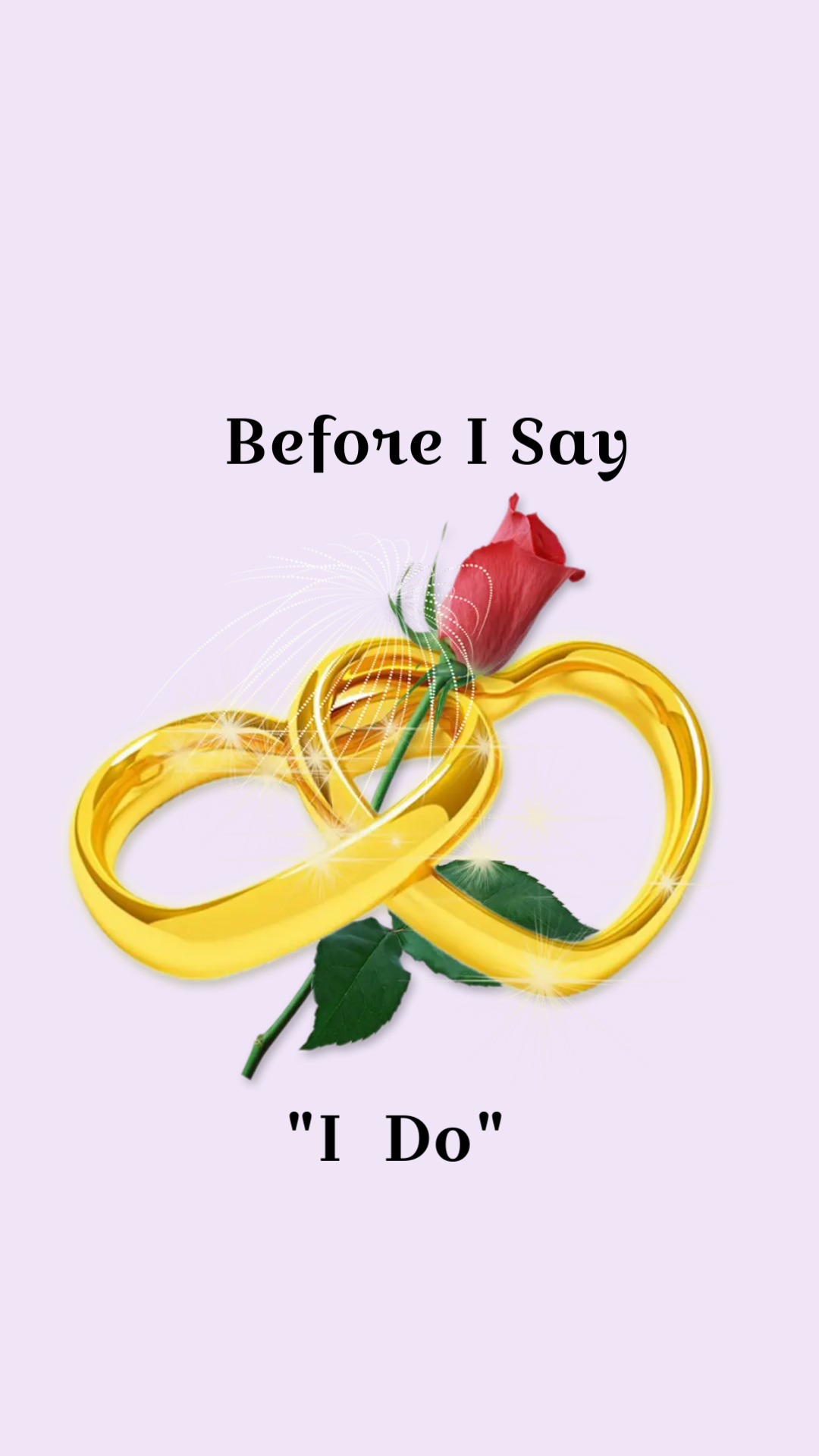 Workbook for the book "Before I say I Do"