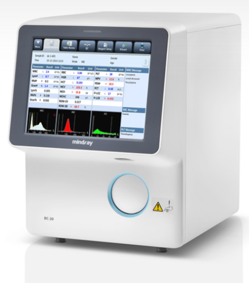 MINDRAY- 3-PART HEMALAOLOGY ANALYZER
