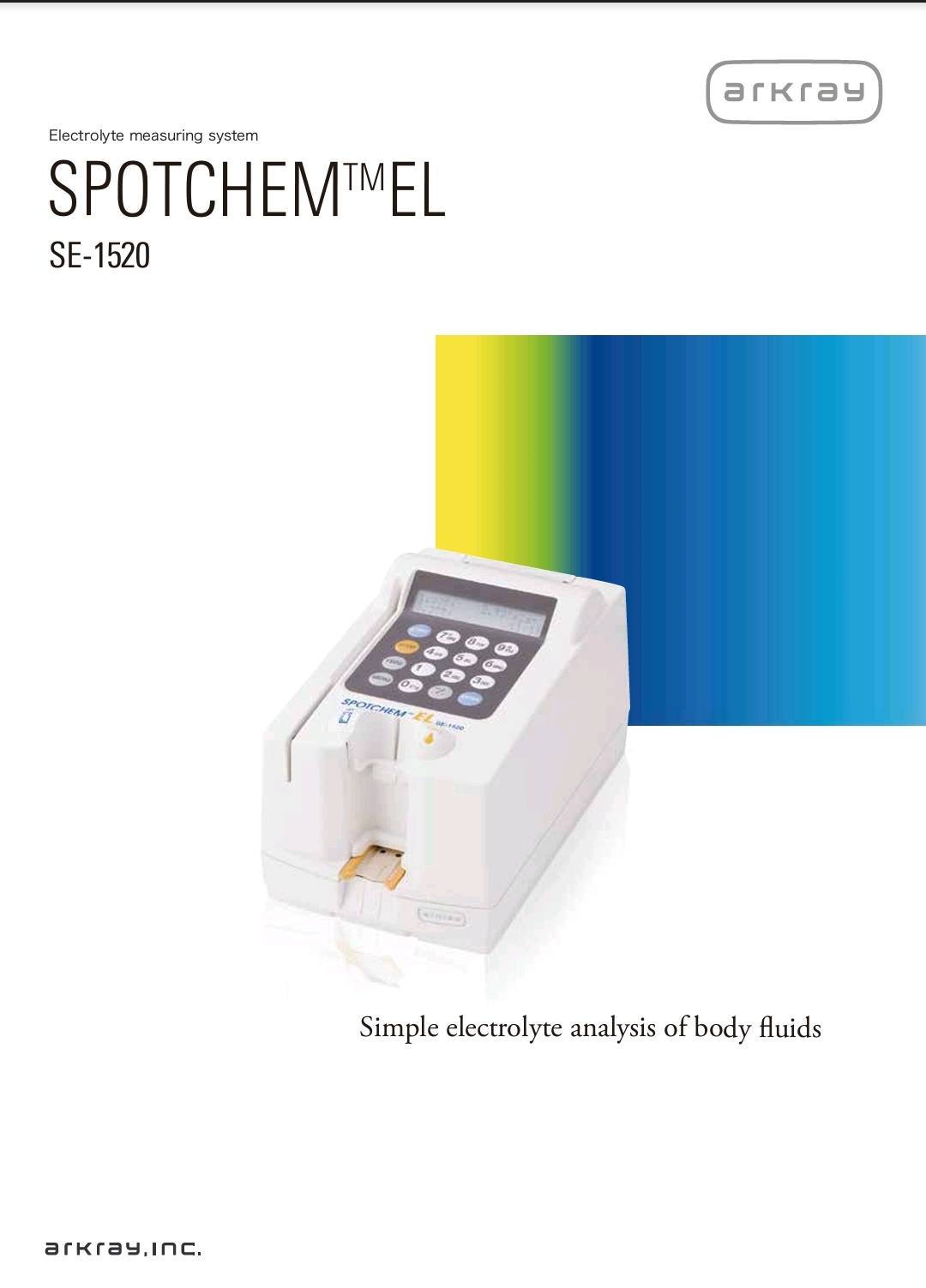 POCT- SPOTCHEM EL SE-1520