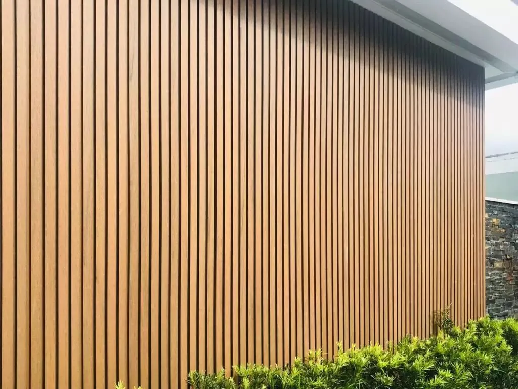 Oak WPC Fluted Siding