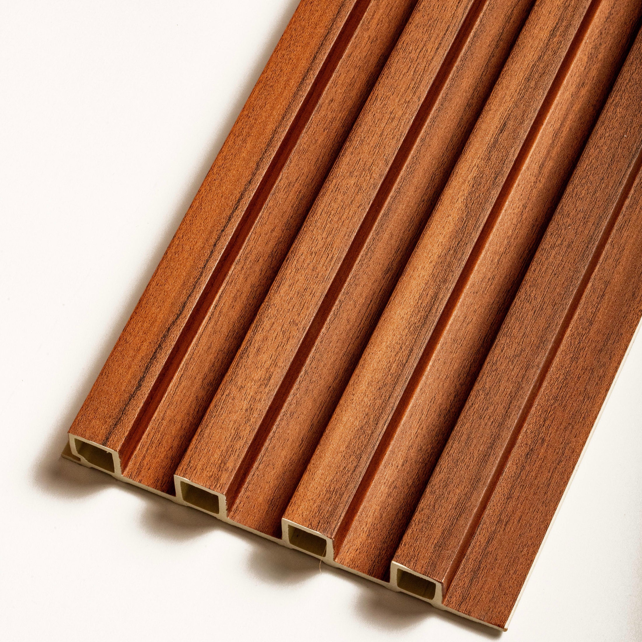Brown Oak Fluted Slat Panels