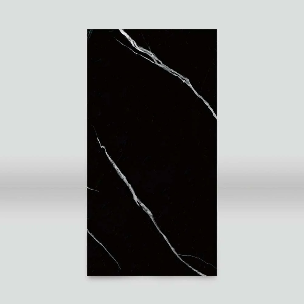 Nero Marquina Black PVC Marble Tiles