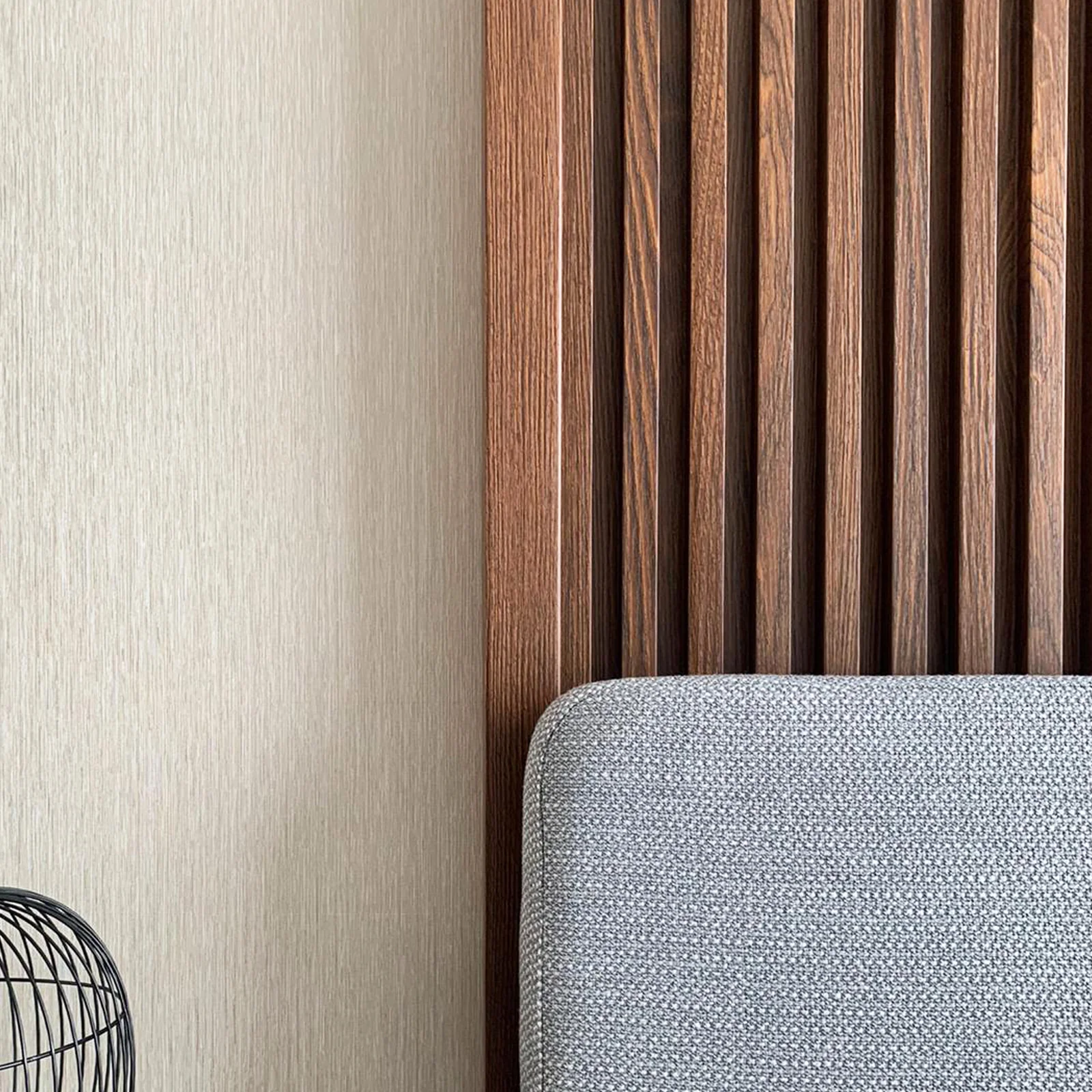 Walnut Fluted Slat Panels