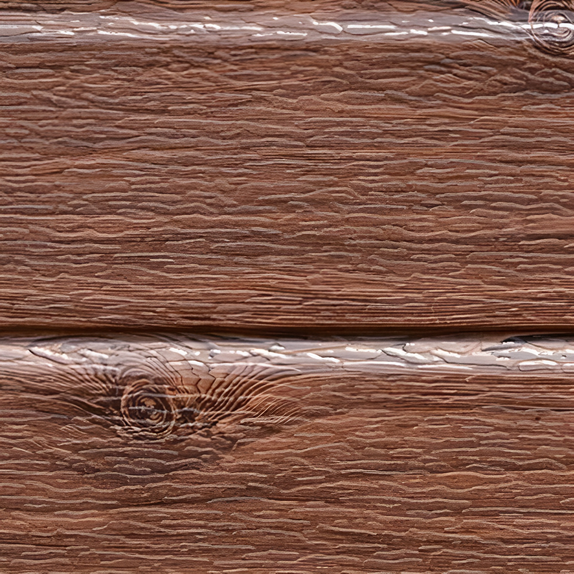 Dark Brown Wood Insulated Aluminium Siding